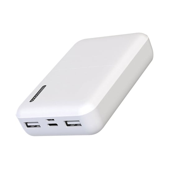 Powerbank 10000mAh, dwa porty USB Ultrakompaktowy biały Akashi Akashi