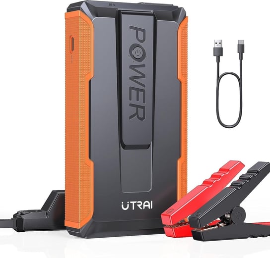 POWERBANK 12V ROZRUSZNIK BOOSTER JUMP STARTER URZĄDZENIE ROZRUCHOWE 1400A Utrai