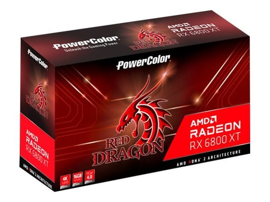 POWERCOLOR Red Dragon AMD Radeon RX 6800 XT 16GB GDDR6 1xHDMI 2xDP 1xUSB-C Powercolor TUL