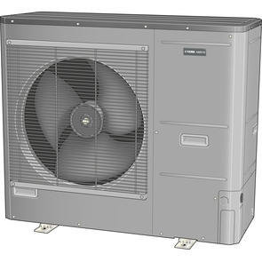 Powietrzna pompa ciepła NIBE AMS 10-12, 1x230V lub 3x400V jednostka zewnętrzna o modulowanej mocy 3,5-12kW Inny producent
