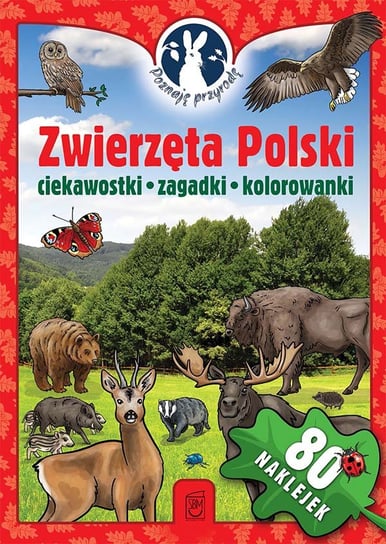 Poznaję przyrodę. Zwierzęta Polski. Ciekawostki, zagadki, kolorowanki Opracowanie zbiorowe