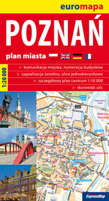 Poznań. Plan miasta 1:20 000 Opracowanie zbiorowe