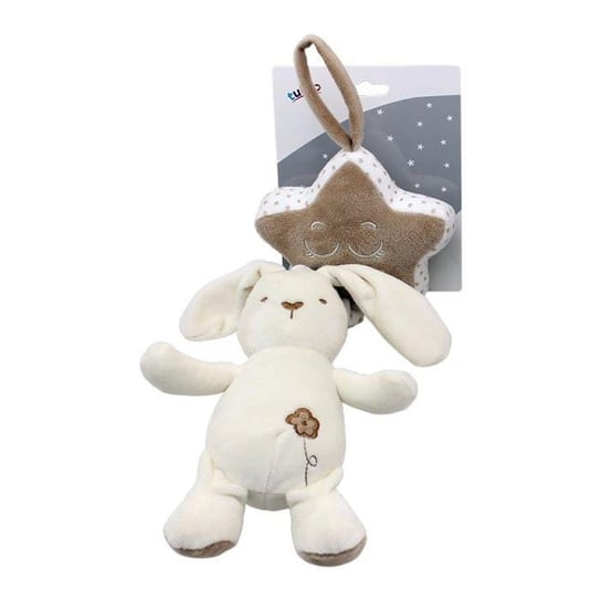 Pozytywka Króliczek karmelowy 35 cm Tulilo