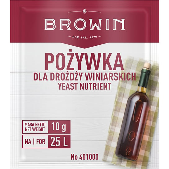 Pożywka dla Drożdży Winiarskich - 10g Browin