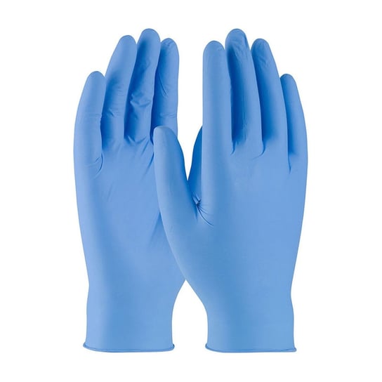 PP MED, rękawice ochronne nitrylowe niebieskie L, 100 szt. PP MED