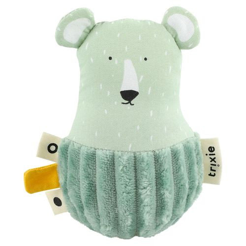 PPD, maskotka Mr. Polar Bear - mini Wańka-wstańka z dzwoneczkiem Trixie Baby