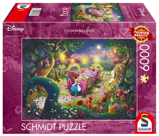 PQ Puzzle THOMAS KINKADE Alicja w Krainie Czarów (Disney), 6000 el. Schmidt