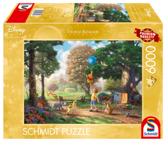 PQ Puzzle THOMAS KINKADE Kubuś Puchatek (Disney), 6000 el Schmidt