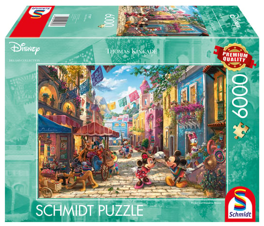PQ Puzzle THOMAS KINKADE Myszka Miki & Minnie w Meksyku (Disney), 6000 el. Schmidt