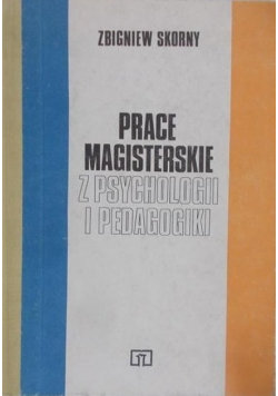 Prace magisterskie z psychologii i pedagogiki WSiP Wydawnictwa Szkolne i Pedagogiczne