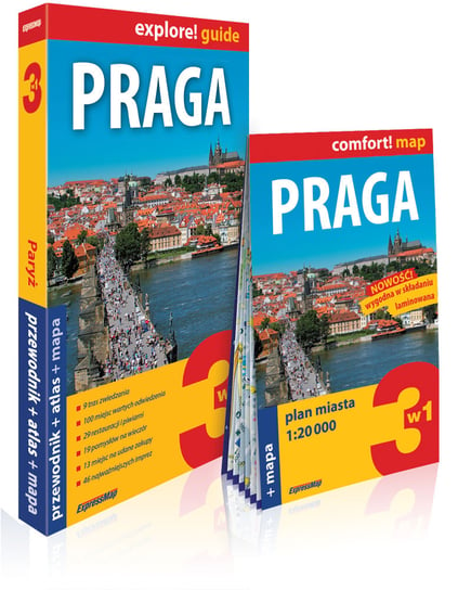 Praga 3w1: Przewodnik + atlas + mapa Byrtek Katarzyna
