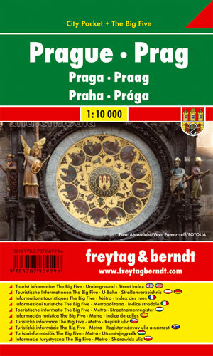 Praga city pocket. Mapa 1:10 000 Opracowanie zbiorowe