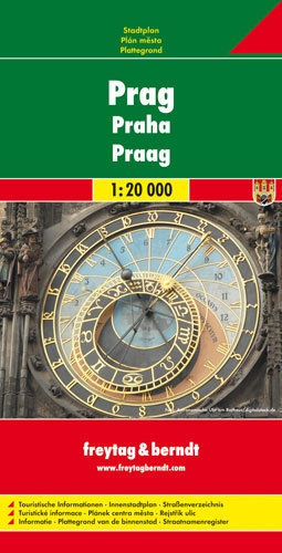 Praga. Mapa 1:20 000 Freytag & Berndt