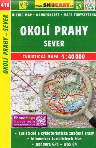 Praga - okolice Północne. Mapa 1:40 000 SHOCart