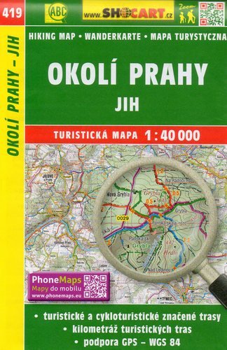 Praga - okolice Południowe. Mapa 1:40 000 SHOCart