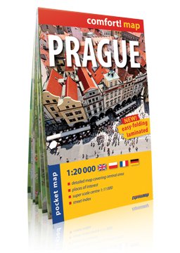 Praga (Prague). Plan miasta 1:20 000 Opracowanie zbiorowe