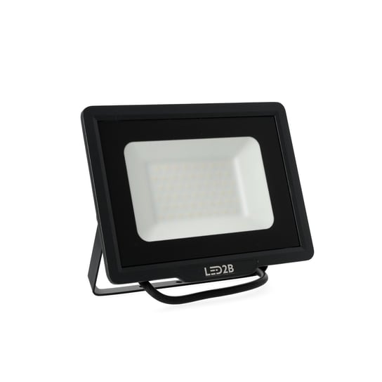 Praktyczny Projektor Oświetleniowy Tokio 50W Czarny Barwa Neutralna Biała Kobi
