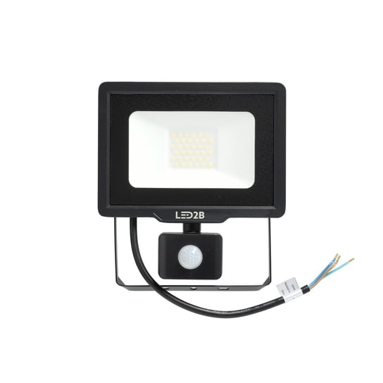 Praktyczny Projektor Oświetleniowy Tokio Pro 30W Czarny Barwa Neutralna Biała Kobi