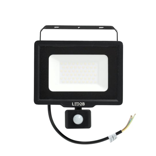 Praktyczny Projektor Oświetleniowy Tokio Pro 50W Czarny Barwa Neutralna Biała Kobi