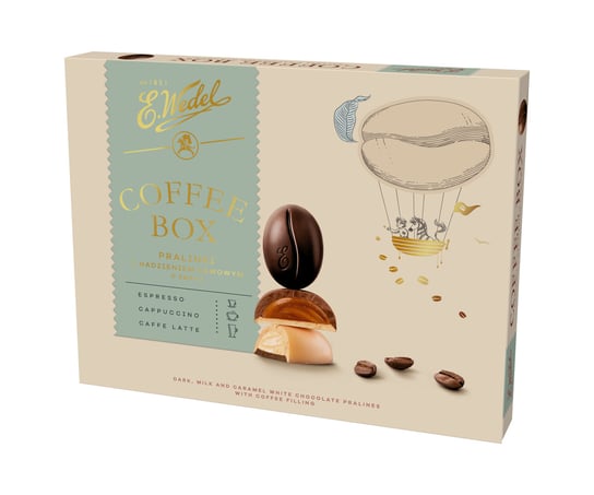 PRALINY COFFEE BOX 100 g E.Wedel E. Wedel