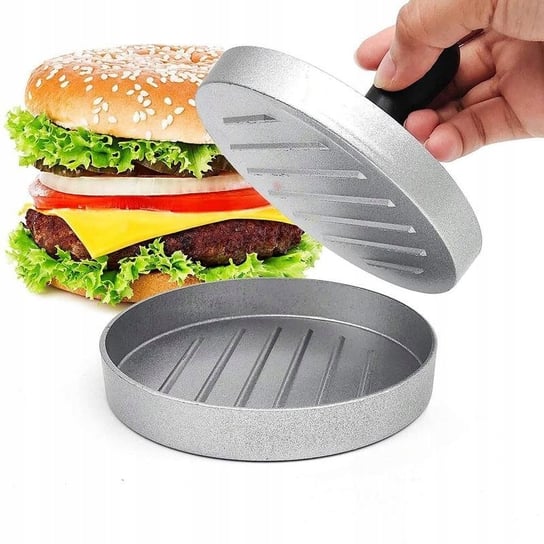 Prasa Forma Do Burgerów Hamburgerów Steków Mięsa Kotletów Grill Aluminiowa ICRO
