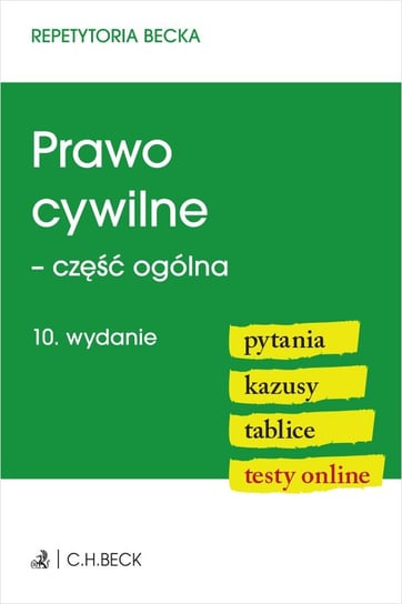 Prawo cywilne - część ogólna - ebook PDF Lucyna Wyciszkiewicz-Pardej