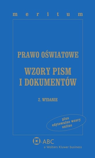 Prawo oświatowe. Wzory pism i dokumentów Gawroński Krzysztof, Marciniak Lidia