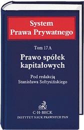 Prawo Spółek Kapitałowych Tom 17 A Sołtysiński Stanisław