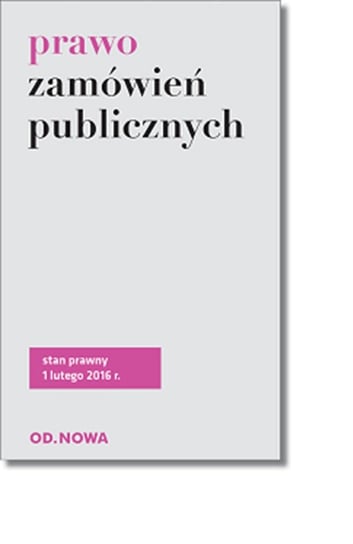 Prawo zamówień publicznych Krzyżanowski Lech