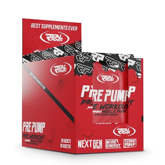 PRE PUMP BOX - przedtreningówka - Real Pharm - 20x10g cola Real Pharm