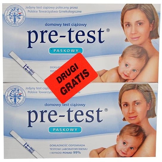 Pre-Test, Test ciążowy paskowy, 2 szt. Pre-Test