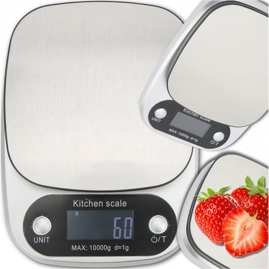 Precyzyjna Waga Kuchenna 5000G I 0,1G Wyświetlacz Lcd Jubilerska Lewer