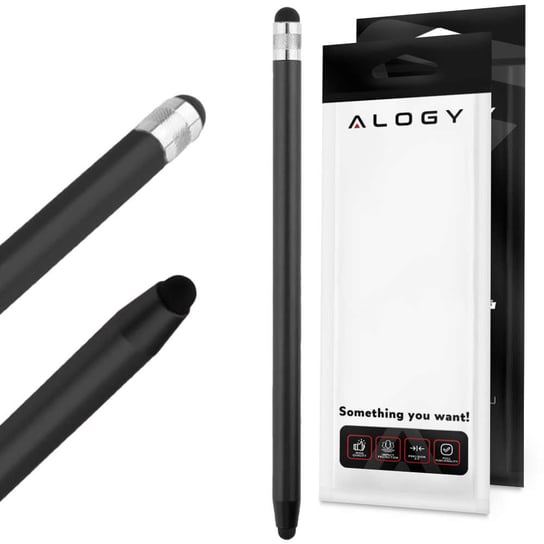Precyzyjny rysik pojemnościowy Alogy Stylus Pen do ekranu telefonu tabletu Czarny Alogy