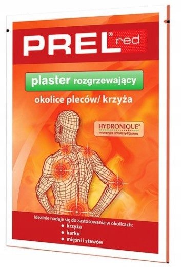 Prel Red, Plaster rozgrzewający 8x12 cm Invex Remedies