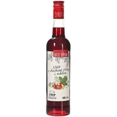Premium Rosa, Nasze Domowe, Syrop z dzikiej róży i malin, 400 ml Premium Rosa