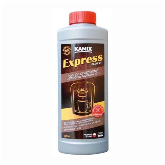 Preparat do czyszczenia obwodów do mleka KAMIX Express 500 ml Kamix