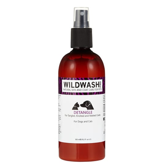 Preparat do kołtunów sierści psa i kota WildWash Pro Detangle ułatwiający rozczesywanie (300 ml) Wildwash UK
