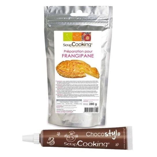 Preparat Frangipane do galette des rois - SCRAPCOOKING - 280 g - Mieszanka składników - Naturalny barwnik Inna marka