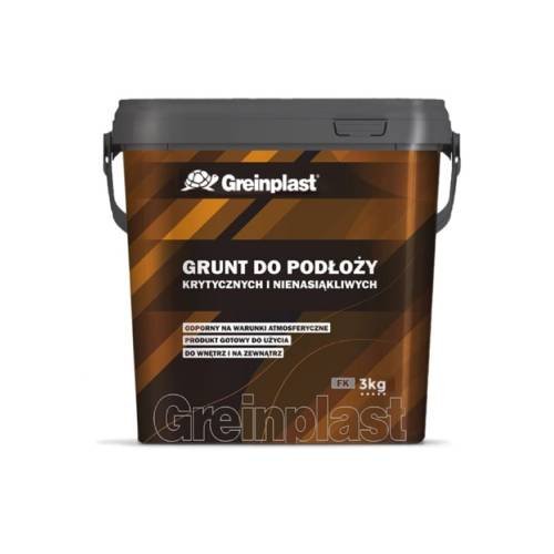 Preparat gruntujący do podłoży krytycznych i nienasiąkliwych fk 3kg, do betonu płyt osb lamperii płytek ceramicznych Greinplast