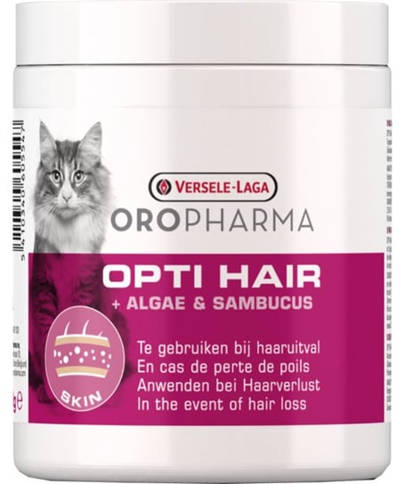 Preparat przeciw nadmiernemu wypadaniu sierści  VERSELE - LAGA Opti Hair, 130 g Versele-Laga
