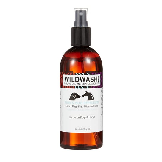 Preparat przeciw pchłom kleszczom i pasożytom dla psa i konia WildWash (300 ml) Wildwash UK