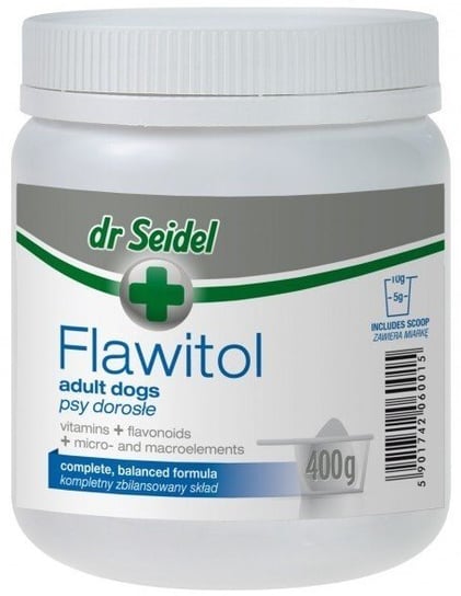 Preparat witaminowy dla psów dorosłych DR SEIDEL Flawitol, 400 g Dr Seidel