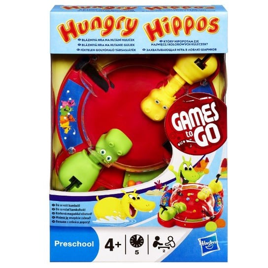 Preschool, gra zręcznościowa Głodne hipcie Hasbro Gaming