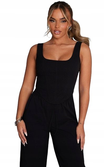 Prettylittlething Top Damski Czarny Basic 32 Eku Inna marka