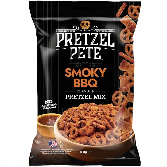 Pretzel Pete Pretzel Mix Smoky BBQ - Precle z przyprawą do grilla 160g Inna marka