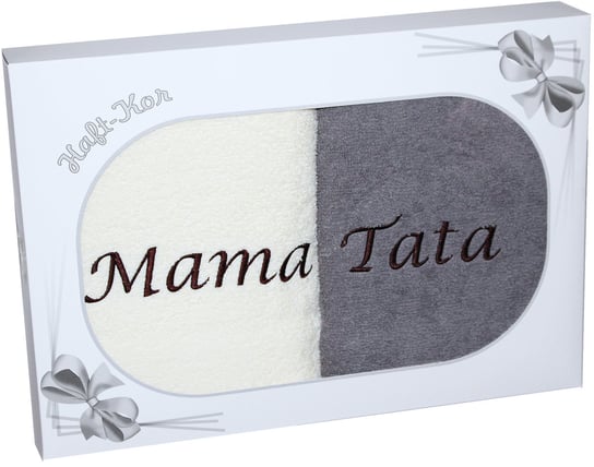 Prezent Dla Mamy Taty Komplet Ręczników Mama Tata J&W
