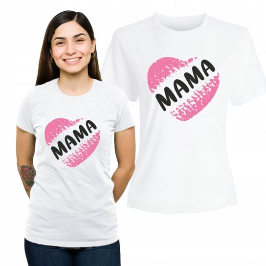 Prezent na Dzień Mamy Matki Koszulka Damska Nadruk Bawełniany T-shirt L Plexido