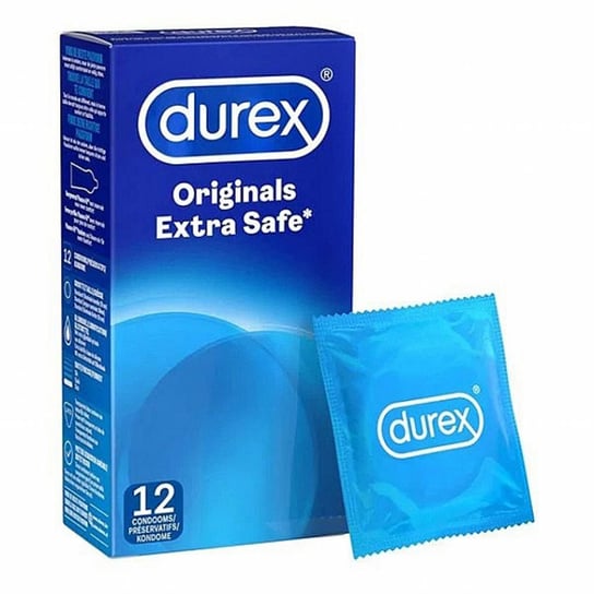 Prezerwatywy - Durex Originals Extra Safe Condoms, Wyrób medyczny, 12 Szt Durex