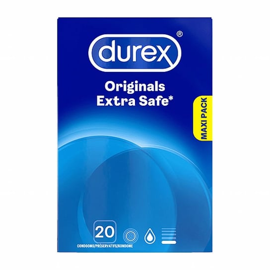 Prezerwatywy - Durex Originals Extra Safe Condoms, Wyrób medyczny, 20 Szt Durex