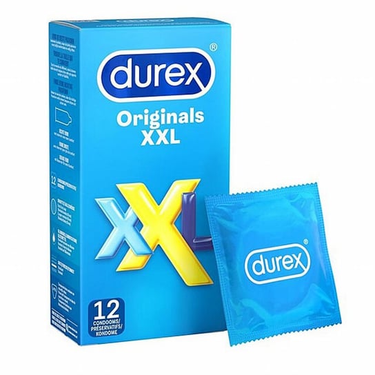 Prezerwatywy - Durex Originals Xxl Condoms, Wyrób medyczny, 12 Szt Durex
